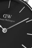 Daniel Wellington Petite Sterling Black Dial Silver Mesh Bracelet Watch For Women - DW00100304 Buy Now By Daniel Wellington