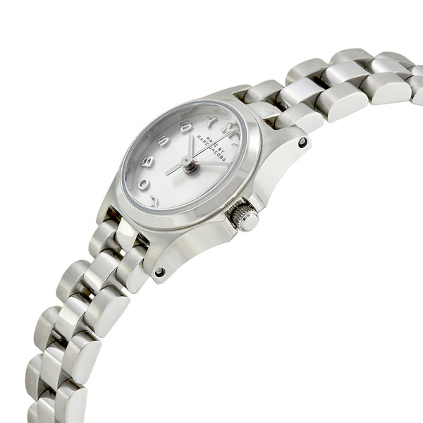 Marc Jacobs Henry Dinky Silver Dial Silver Steel Strap Watch for Women - MBM3198 Buy Now By Marc Jacobs