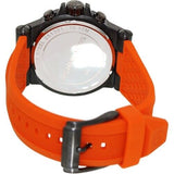 Michael Kors Dylan Chronograph Grey Dial Orange Rubber Strap Watch for Men - MK8296 Buy Now By Michael Kors