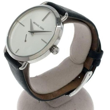 Michael Kors Portia Quartz White Dial Black Leather Strap Watch For Women - MK2658 Buy Now By Michael Kors