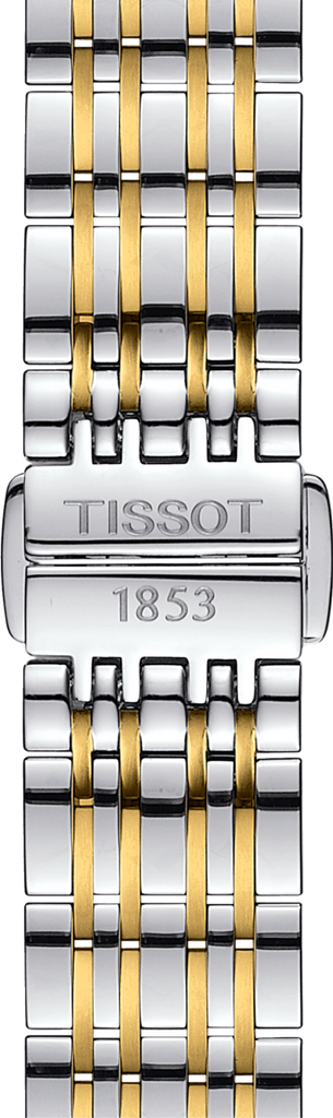 Tissot Carson Lady White Dial Two Tone Steel Strap Watch For Women - T085.210.22.013.00 Buy Now By Tissot
