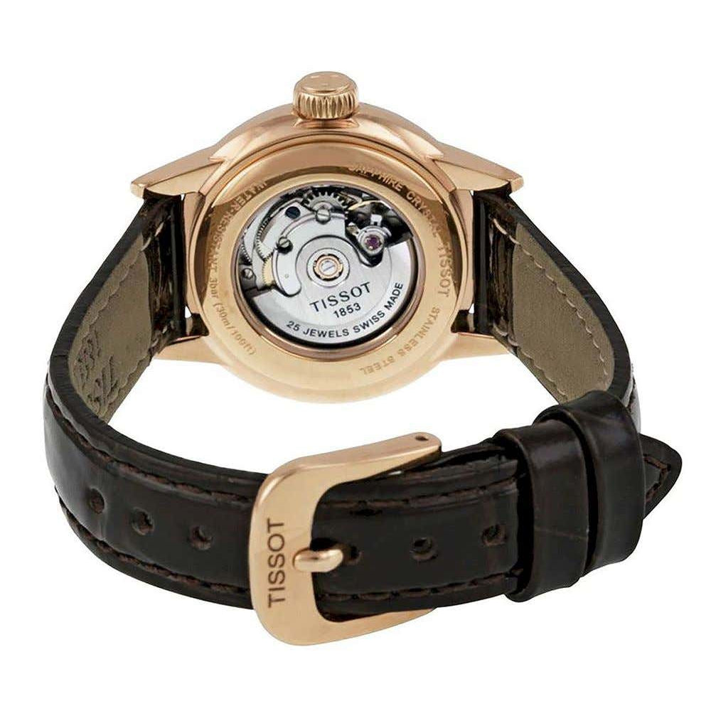 Tissot T Classic Carson White Dial Brown Leather Strap Watch For Women - T085.207.36.013.00 Buy Now By Tissot