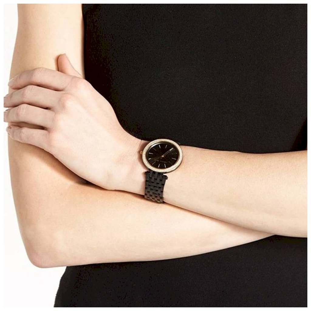 Michael Kors Darci Black Dial Black Steel Strap Watch for Women - MK3322 Buy Now By Michael Kors