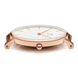 Daniel Wellington Classic Petite York White Dial Brown Leather Strap Watch For Women - DW00100176 Buy Now By Daniel Wellington