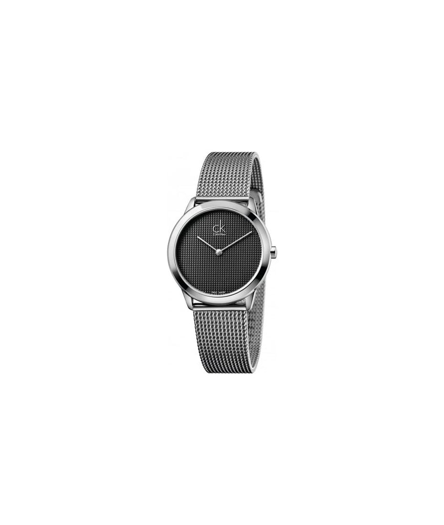 Calvin Klein Minimal Grey Dial Silver Mesh Bracelet Watch for Women - K3M2212X Buy Now By Calvin Klein
