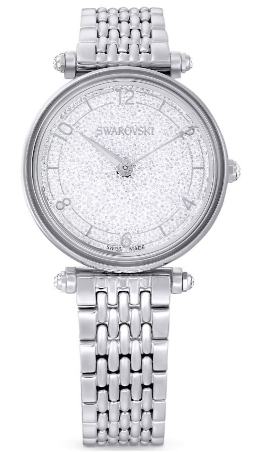 Swarovski Crystalline Wonder Silver Dial Silver Steel Strap Watch for Women - 5656929 Buy Now By Swarovski