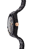Versace Chain Reaction Quartz Black Dial Black Steel Strap Watch for Men - VEDY00719 Buy Now By Versace