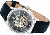 Maserati Epoca Automatic Skeleton Dial Black Leather Strap Watch For Men - R8821118002 Buy Now By Maserati