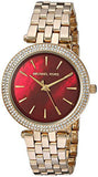 Michael Kors Darci Quartz Mother of Pearl Red Dial Gold Steel Strap Watch For Women - MK3583 Buy Now By Michael Kors