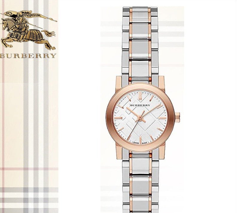 Burberry The City Silver Dial Two Tone Steel Strap Watch for Women - BU9205 Buy Now By Burberry