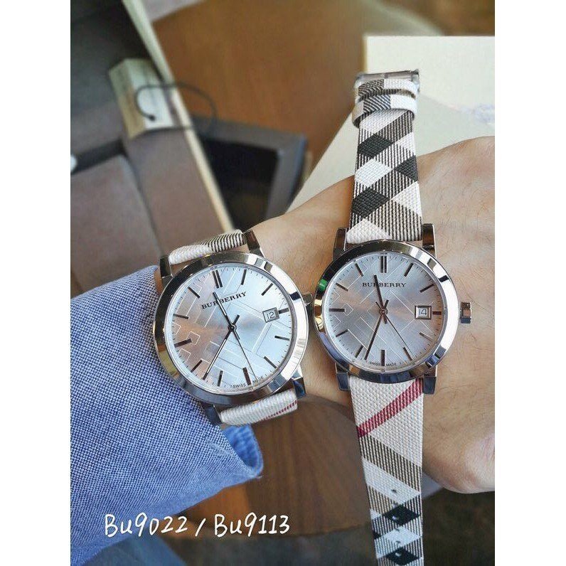 Burberry The City White Dial Brown Leather Strap Watch for Women - BU9113 Buy Now By Burberry