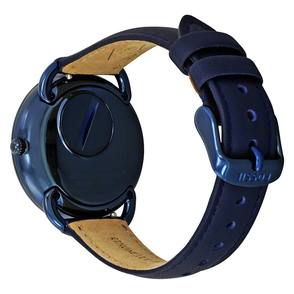 Fossil Tailor Blue Dial Blue Leather Strap Watch for Women - ES4092 Buy Now By Fossil