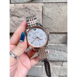 Emporio Armani Beta Chronograph Grey Dial Two Tone Steel Strap Watch For Men - AR1864 Buy Now By Emporio Armani