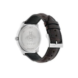 Gucci G-Timeless Sapphire Crystal White Dial Black Leather Strap Unisex Watch - YA126325 Buy Now By Gucci