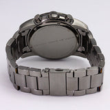 Marc Jacobs Larry Chronograph Black Dial Gunmetal Grey Steel Strap Watch for Men - MBM5031 Buy Now By Marc Jacobs