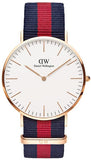 Daniel Wellington Classic Oxford White Dial Two Tone NATO Strap Watch For Men - DW00100001 Buy Now By Daniel Wellington