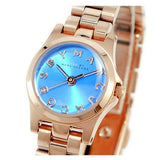 Marc Jacobs Henry Dinky Blue Dial Rose Gold Steel Strap Watch for Women - MBM3204 Buy Now By Marc Jacobs