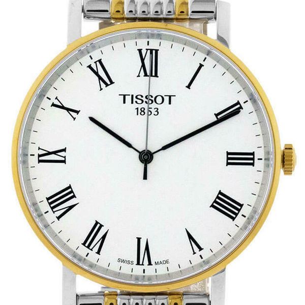 Tissot Everytime Medium White Dial Two Tone Mesh Bracelet Watch For Men - T109.410.22.033.00 Buy Now By Tissot