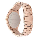 Michael Kors Slim Runway Purple Dial Rose Gold Steel Strap Watch for Women - MK3293 Buy Now By Michael Kors