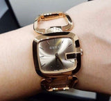 Gucci G Gucci Sunbrushed Brown Dial Rose Gold Steel Strap Watch For Women - YA125511 Buy Now By Gucci