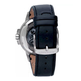 Maserati Ingegno Automatic Blue Skeleton Dial Black Leather Strap Watch For Men - R8821119004 Buy Now By Maserati