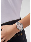 Versace Audrey Quartz Pink Dial Silver Steel Strap Watch for Women - VELR00419 Buy Now By Versace