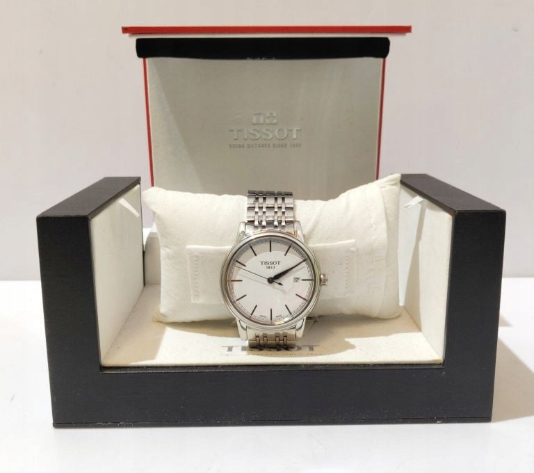 Tissot Carson Steel White Dial Silver Steel Strap Watch For Men - T085.410.11.011.00 Buy Now By Tissot