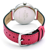 Coach Delancey White Dial Red Leather Strap Watch for Women - 14502879 Buy Now By Coach