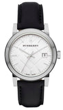 Burberry The City Silver Dial Black Leather Strap Watch for Women - BU9106 Buy Now By Burberry