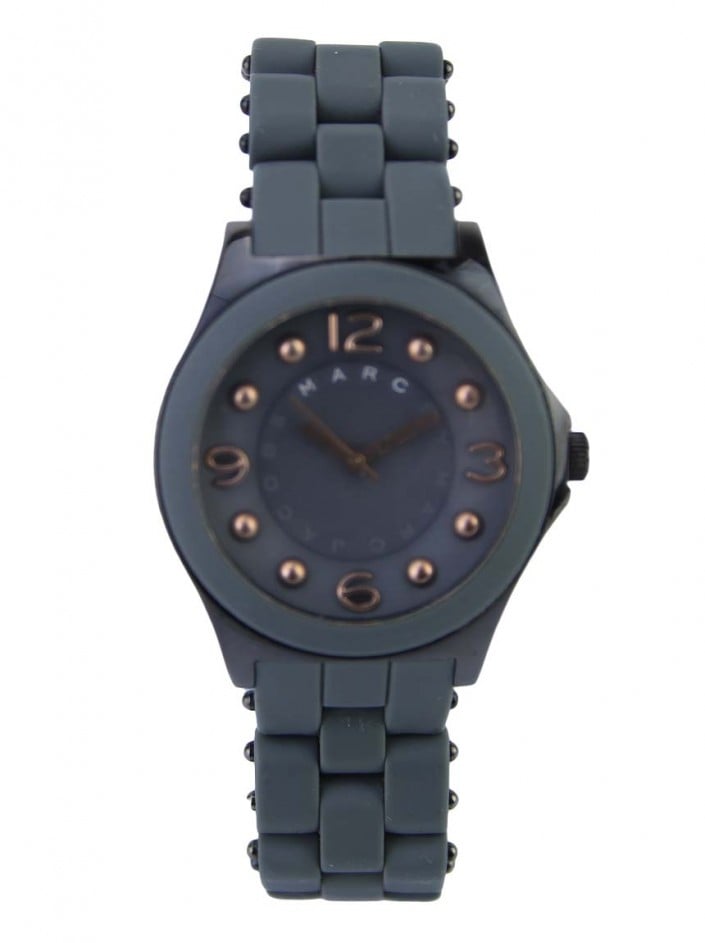 Marc Jacobs Pelly Grey Dial Grey Silicone Strap Watch for Women - MBM2537 Buy Now By Marc Jacobs