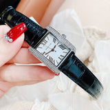 Michael Kors Emery Three Hand Silver Dial Black Leather Strap Watch For Women - MK4696 Buy Now By Michael Kors