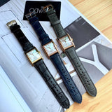 Movado Heritage Mother of Pearl White Dial Grey Leather Strap Watch For Women - 3650051 Buy Now By Movado