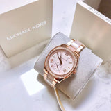 Michael Kors Bryn Rose Gold Dial Two Tone Steel Strap Watch for Women - MK6135 Buy Now By Michael Kors