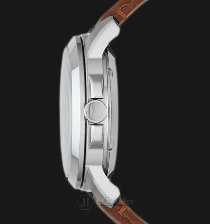 Fossil Grant Twist Multi-Function White Dial Brown Leather Strap Watch for Men - ME1144 Buy Now By Fossil