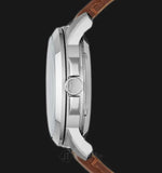 Fossil Grant Twist Multi-Function White Dial Brown Leather Strap Watch for Men - ME1144 Buy Now By Fossil