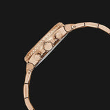 Guess Cosmic Chronograph Rose Gold Dial Rose Gold Steel Strap Watch for Women - GW0465L2 Buy Now By Guess