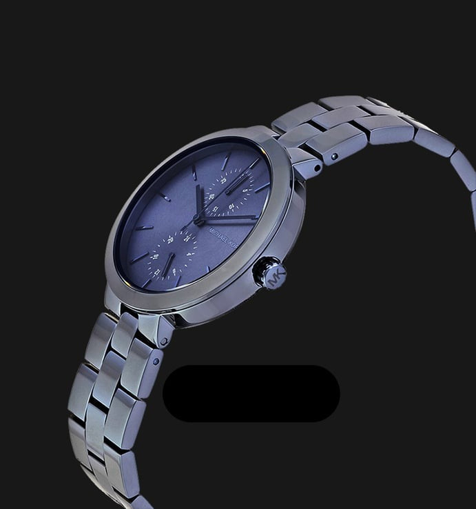 Michael Kors Garner Chronograph Quartz Blue Dial Blue Steel Strap Watch For Women - MK6410 Buy Now By Michael Kors