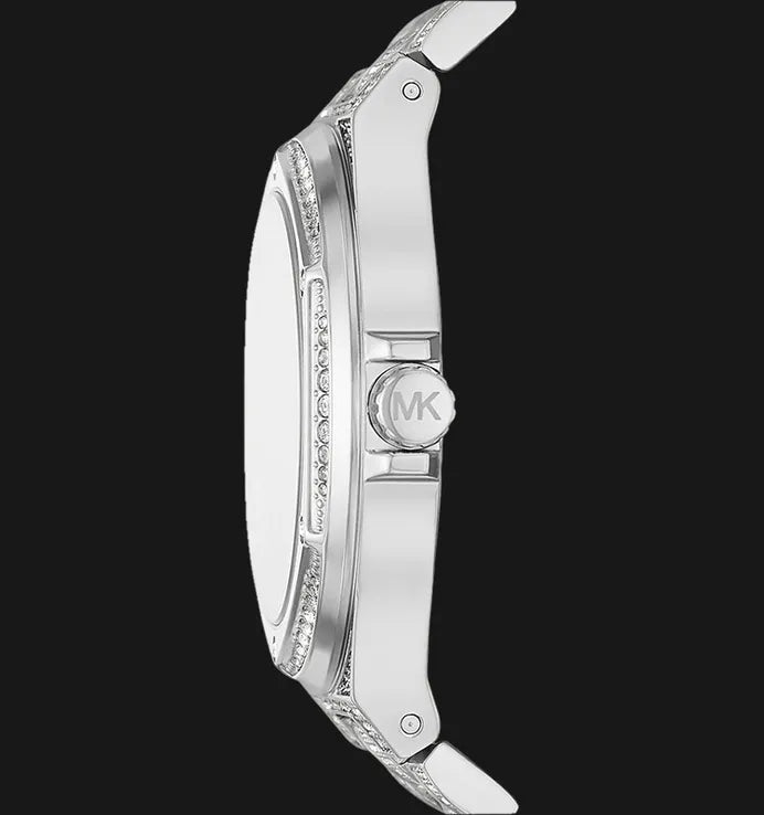 Michael Kors Lennox Three Hand Blue Dial Silver Steel Strap Watch For Women - MK6990 Buy Now By Michael Kors