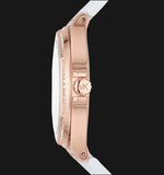 Michael Kors Lennox Three-Hand Crystals Dial White Silicone Strap Watch For Women - MK7248 Buy Now By Michael Kors