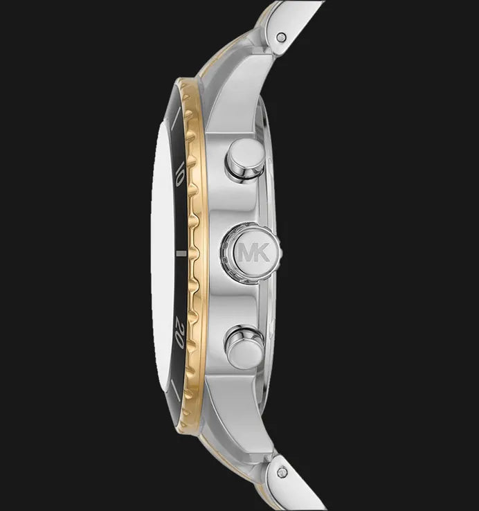 Michael Kors Cunningham Chronograph Black Dial Two Tone Steel Strap Watch For Men - MK8964 Buy Now By Michael Kors