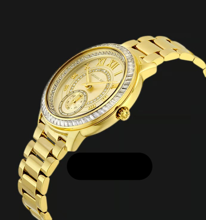 Michael Kors Madelyn Quartz Gold Dial Gold Steel Strap Watch For Women - MK6287 Buy Now By Michael Kors