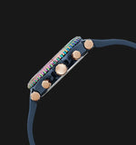 Guess Cosmic Multifunction Blue Dial Blue Silicone Strap Watch For Women - GW0466L2 Buy Now By Guess