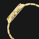 Guess Confetti Chronograph Rainbow Dial Gold Steel Strap Watch For Women - GW0483L4 Buy Now By Guess