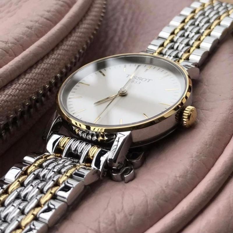 Tissot Everytime Medium White Dial Two Tone Mesh Bracelet Watch For Men - T109.410.22.031.00 Buy Now By Tissot