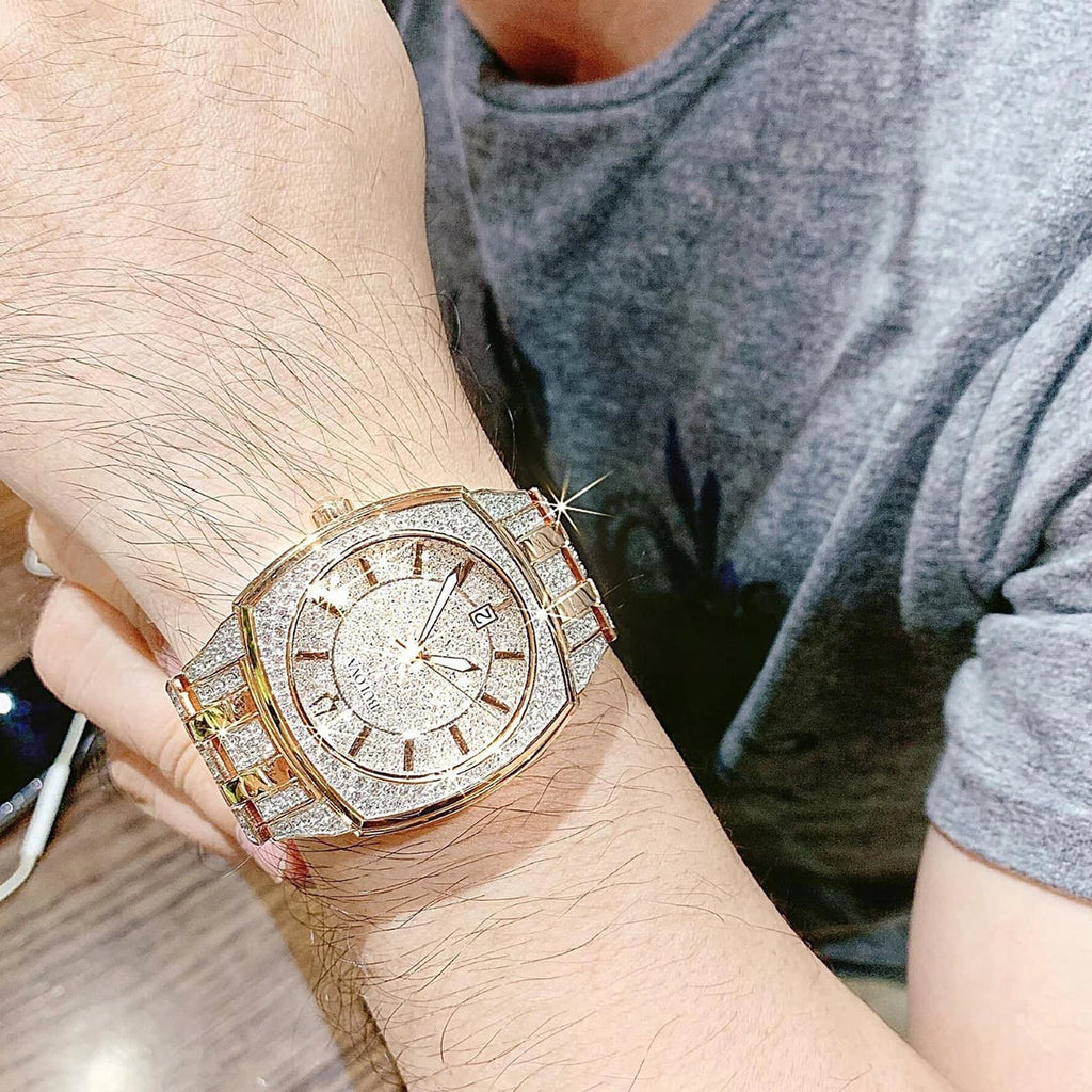 Bulova Phantom Crystal Silver Dial Two Tone Steel Strap Watch for Men - 98B324 Buy Now By Bulova