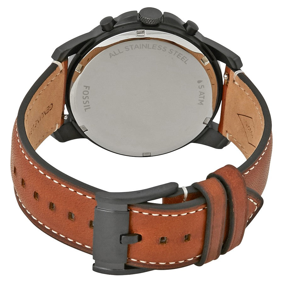 Fossil Grant Chronograph Black Dial Brown Leather Strap Watch for Men - FS5241 Buy Now By Fossil