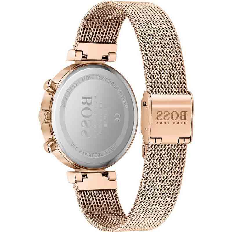 Hugo Boss Flawless White Dial Gold Mesh Bracelet Watch for Women - 1502553 Buy Now By Hugo Boss