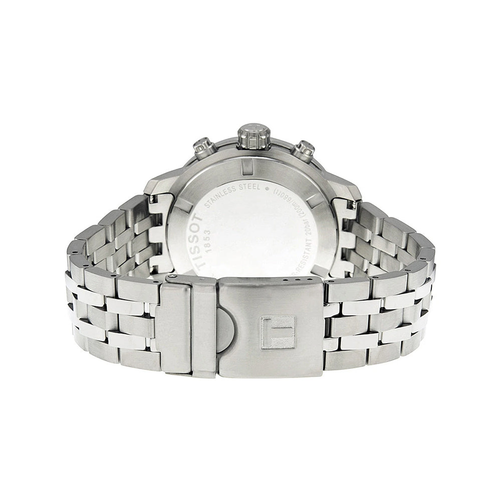 Tissot PRC 200 Chronograph White Dial Silver Steel Strap Watch For Men - T055.417.11.017.00 Buy Now By Tissot