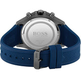 Hugo Boss Globetrotter Blue Dial Blue Silicone Strap Watch for Men - 1513821 Buy Now By Hugo Boss