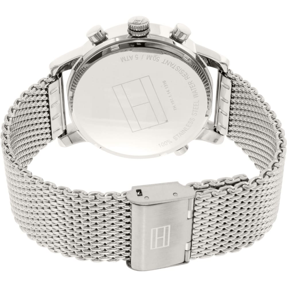 Tommy Hilfiger Harrison Quartz Grey Dial Silver Mesh Bracelet Watch for Men - 1790877 Buy Now By Tommy Hilfiger